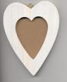 Cadre blanc en forme de coeur PM Rico Design