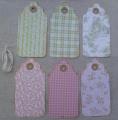 Lot de 6 Etiquettes Messages Liberty