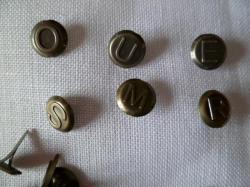 Boite de 36 Attaches Parisienne Alphabet PW International
