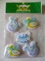Autocollants 3D Jouets Naissance Garçon PW International