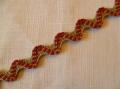 Serpentine Ric Rac Coton Bicolore 15mm