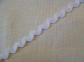 Serpentine Polyester Blanc  9mm
