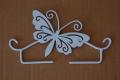 Cintre en métal blanc papillon 11cm Rico Design