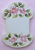 Cartonnette ecru rose rose