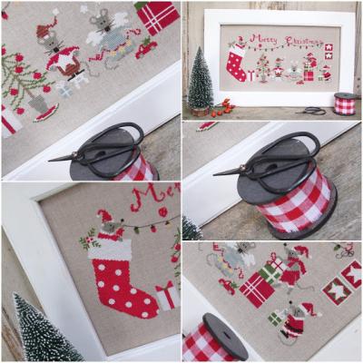 Christmas mouses madame chantilly fiche broderie noel