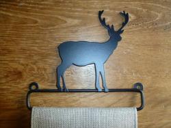 Cintre en Métal Noir Cerf 10cm Rico Design