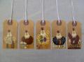 Lot de 5 Etiquettes Messages Poules
