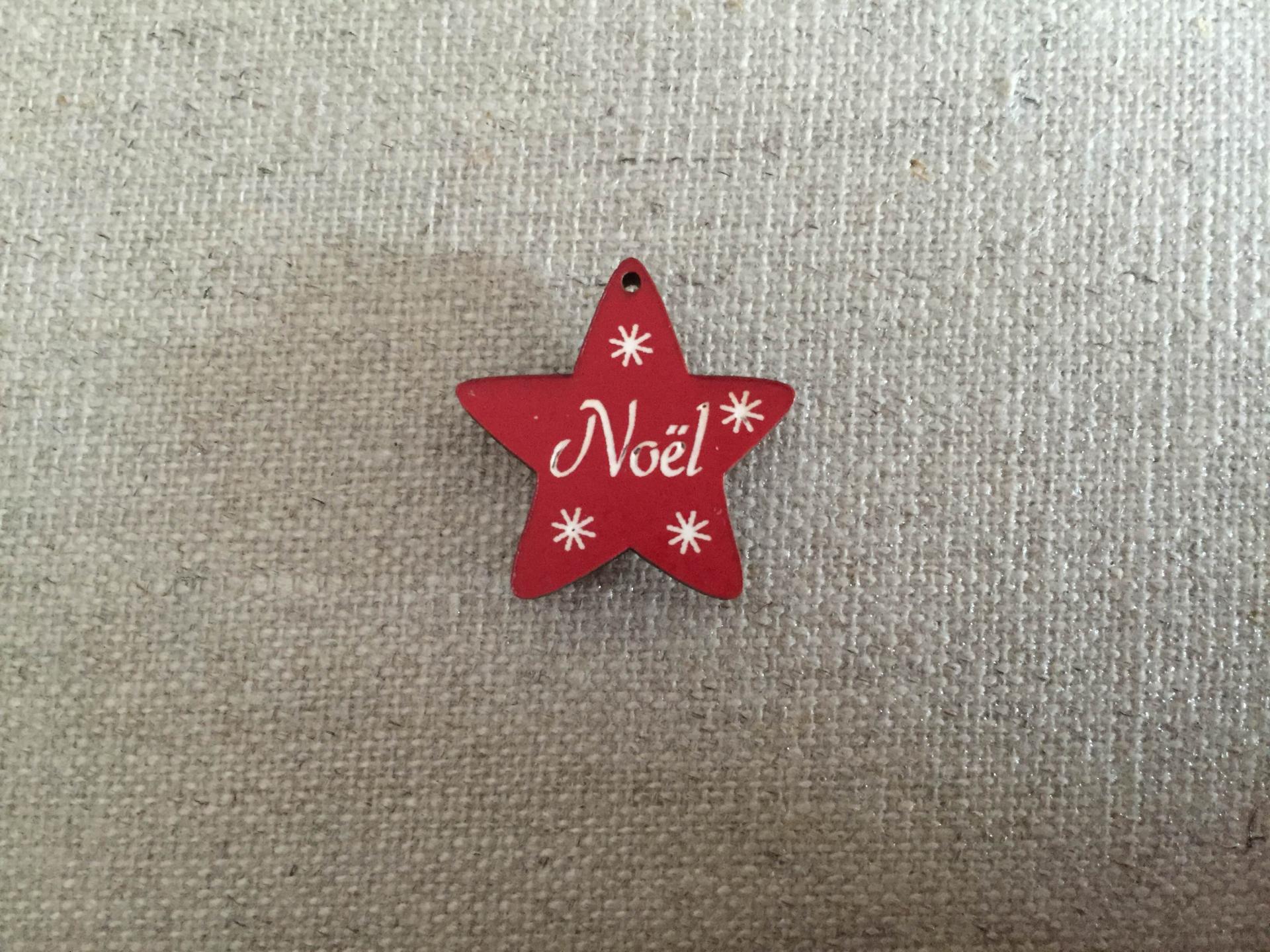 Etoile noel rouge