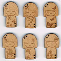 Kokeshi naturel