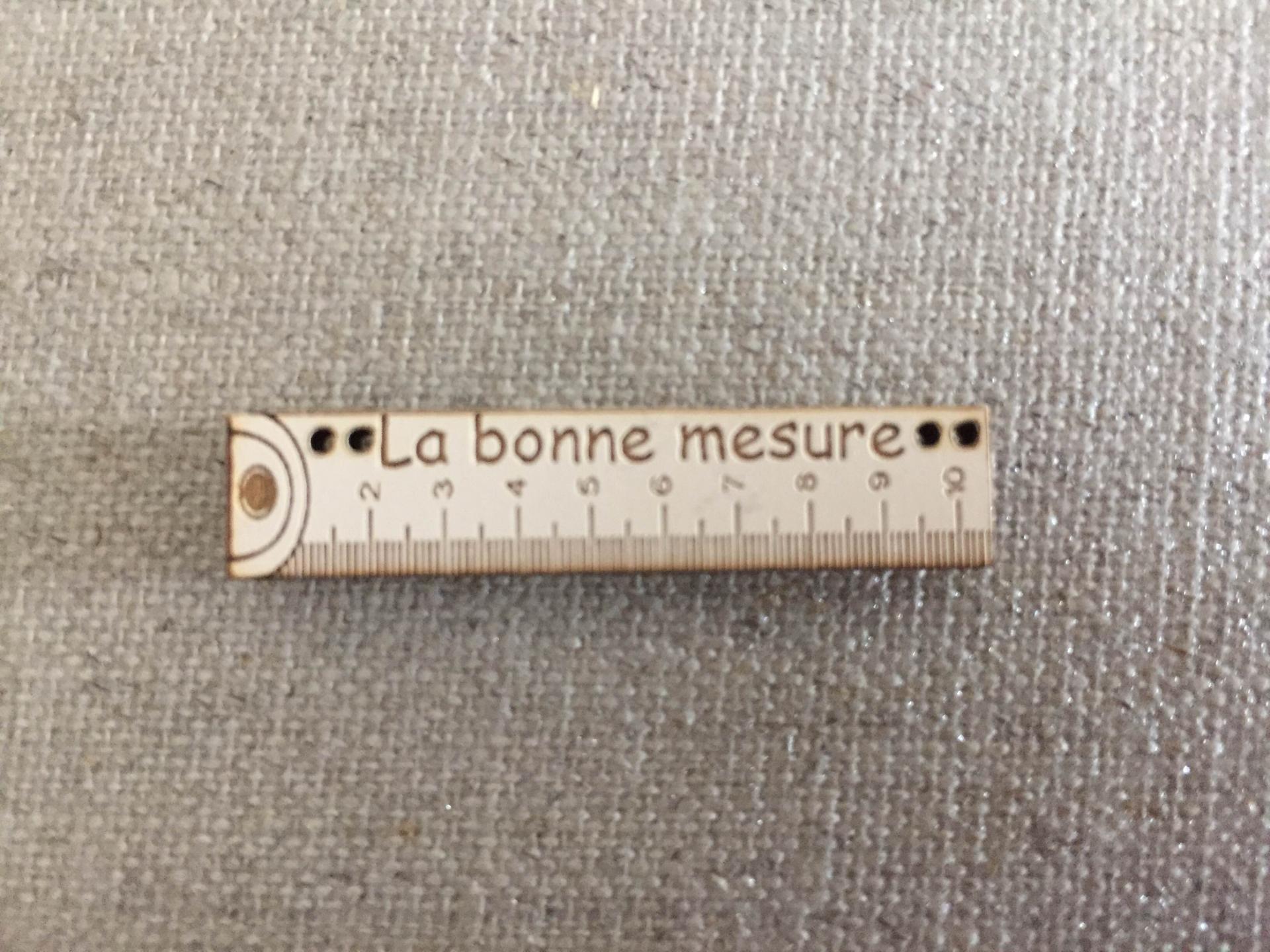 La bonne mesure ivoire