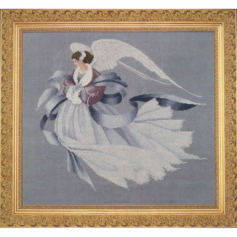 Ll33 angel of winter fiche lavender and lace
