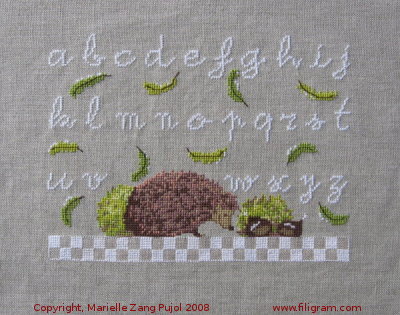 Minuscule abc minuscule hedgehog a11