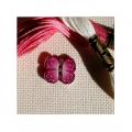 Papillon rose