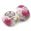 Perles ceramiques roses 1