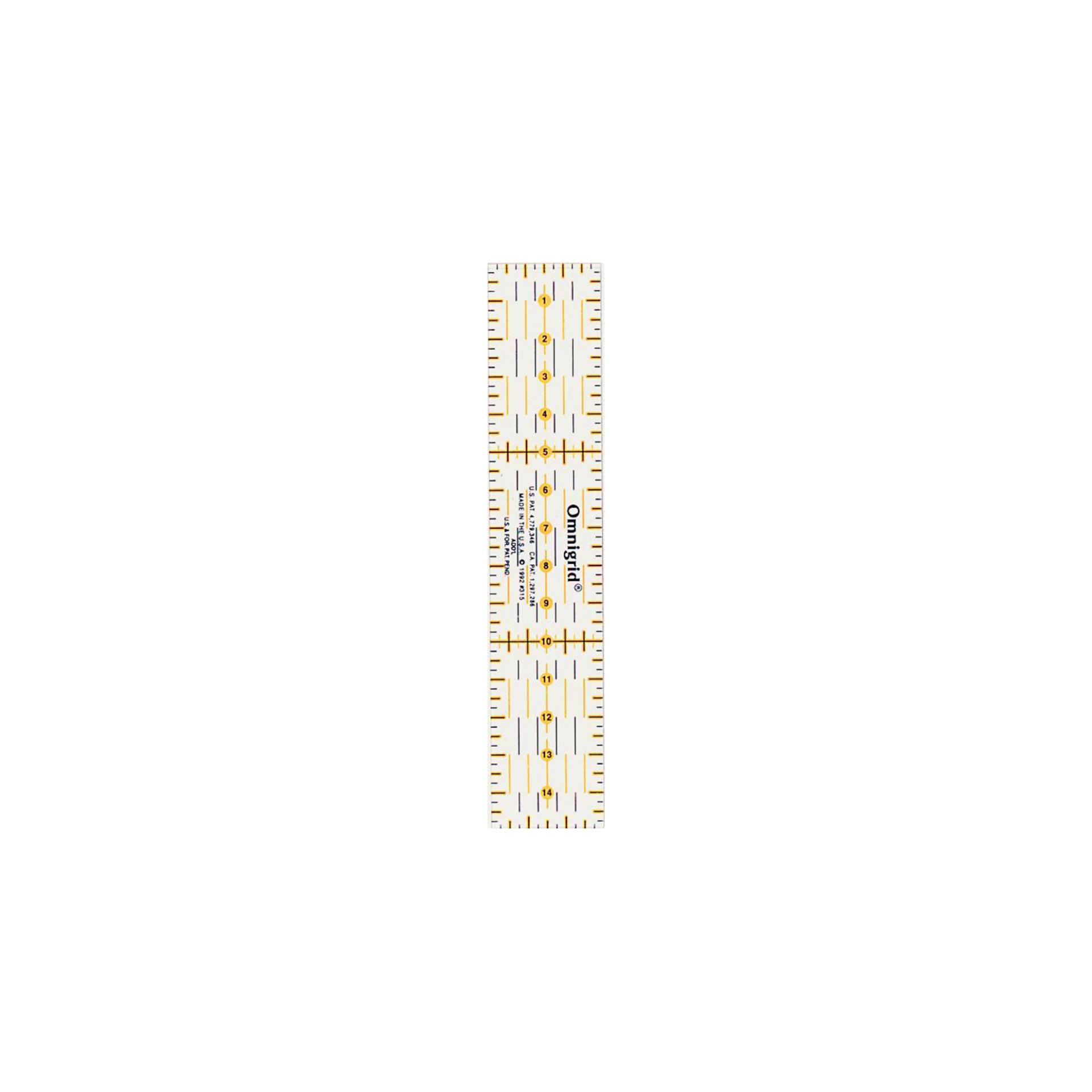 Regle patchwork 3x15cm