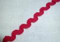 Serpentine Polyester Rose Fuschia 9mm