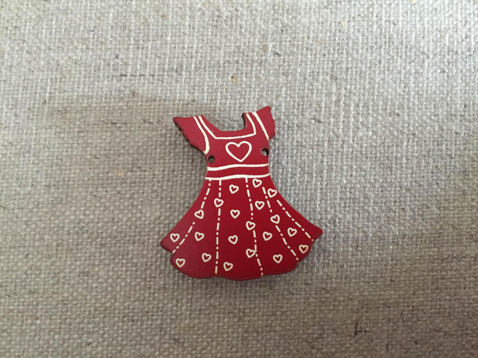 Robe fillette rouge