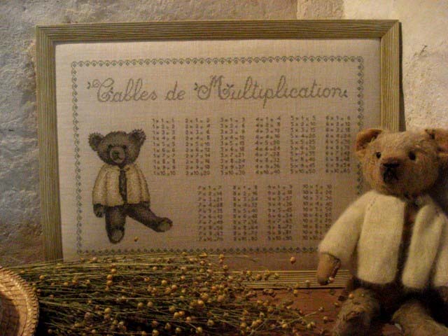 Tables de multiplication nounours