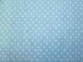 Coupon de Lin à Pois Bleu 50x72 cm