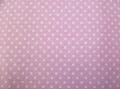Coupon de Lin à Pois Rose 50x72 cm