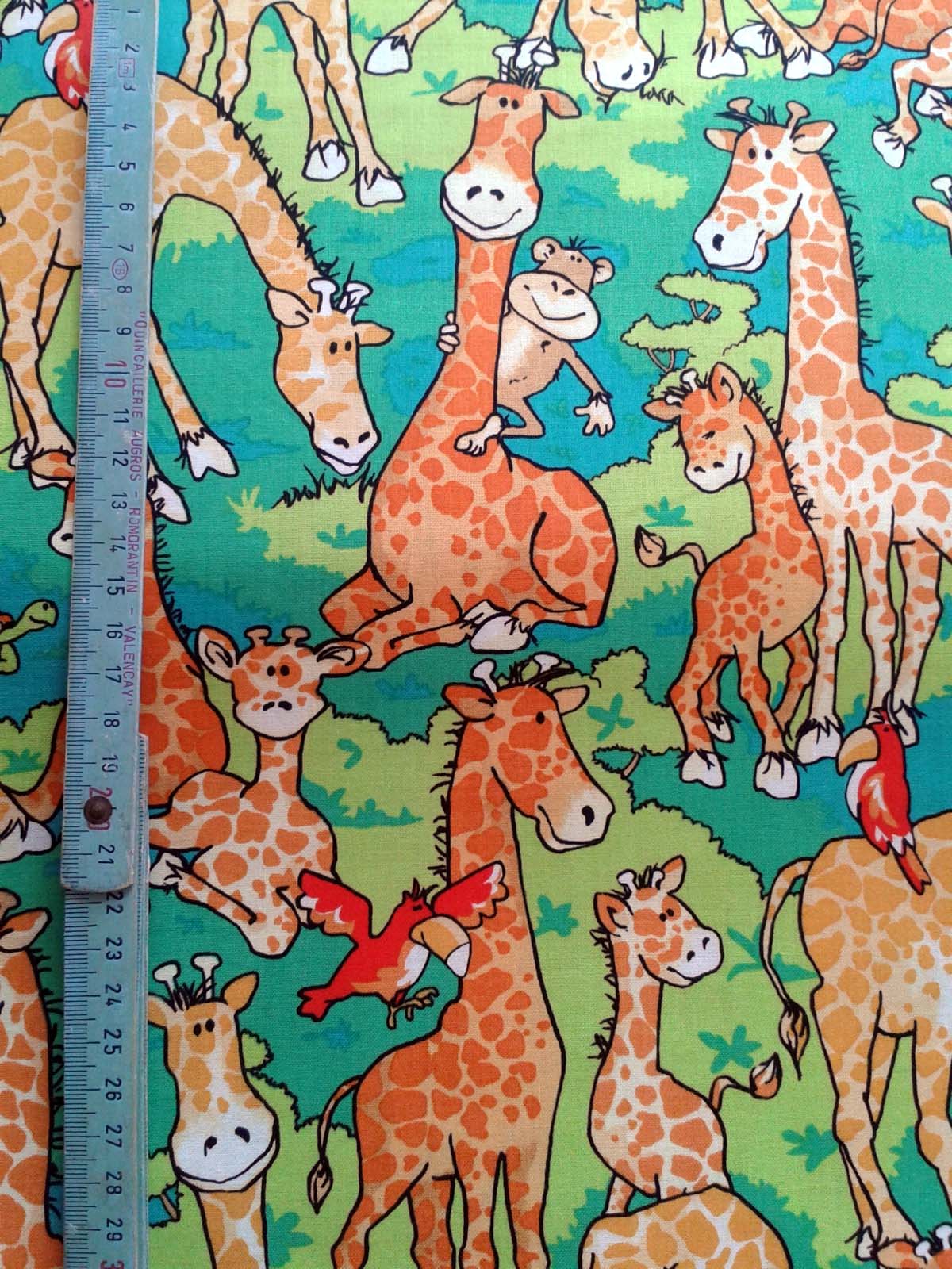 Tissu girafe 1