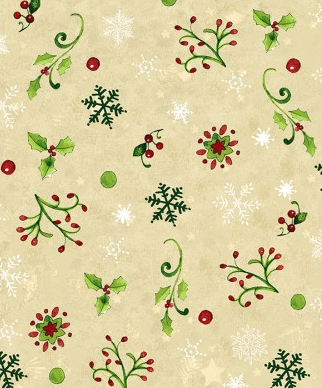 Tissu noel creme y2166 60