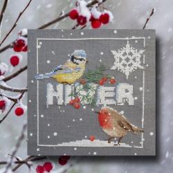 Les oiseaux en hiver 1063  Au Fil de Martine