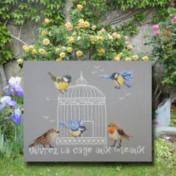 Ouvrez la cage aux oiseaux 1074 Au Fil de Martine