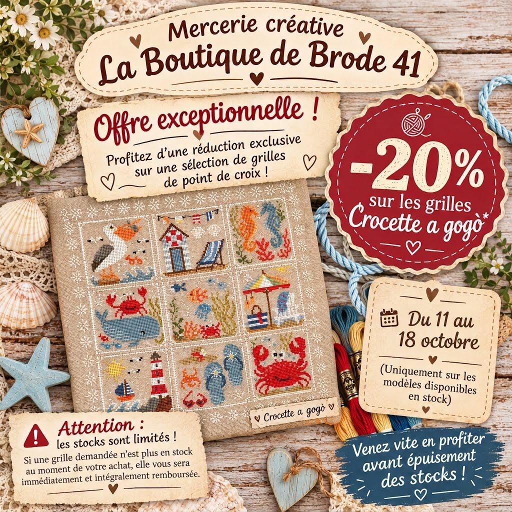 20 sur les grilles de crocette a gogo la boutique de brode41 1