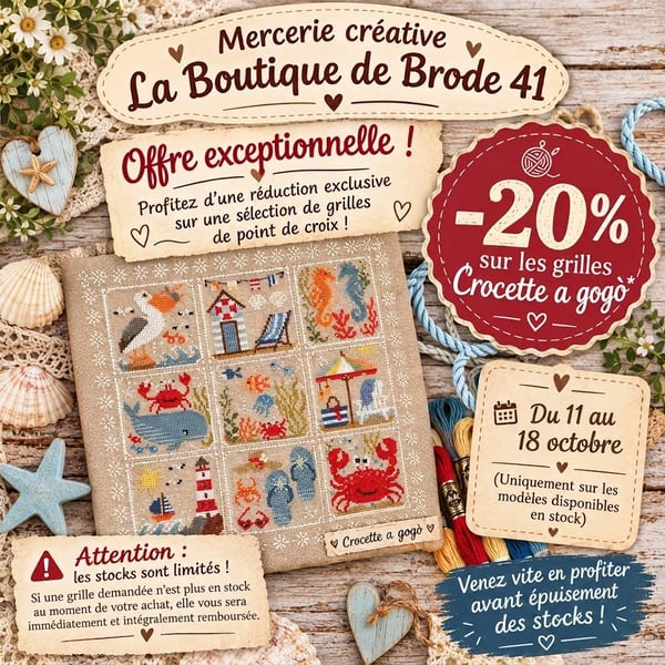 20 sur les grilles de crocette a gogo la boutique de brode41 1