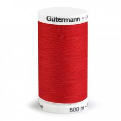 Fil à Coudre 100% Polyester 500m Coloris Rouge 156 Gutermann