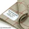 Toile à Broder Zweigart  de Lin Belfast 12 Fils 7666 Carré Rouge Fond Naturel 3809
