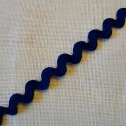Serpentine Polyester Bleu Nuit 9mm