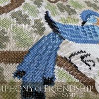 A symphony of friendship sampler cottage garden samplings