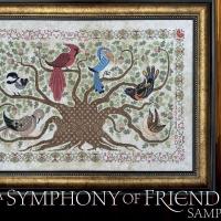 A symphony of friendship sampler cottage garden samplings