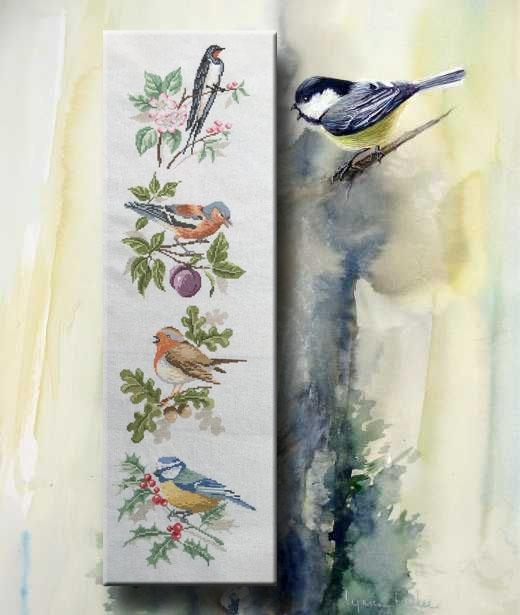 A tire d aile n 1107 fiche de point de croix au fil de martine