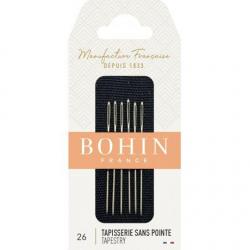 Aiguilles à tapisserie sans pointes N°26 - A42F Bohin 00838
