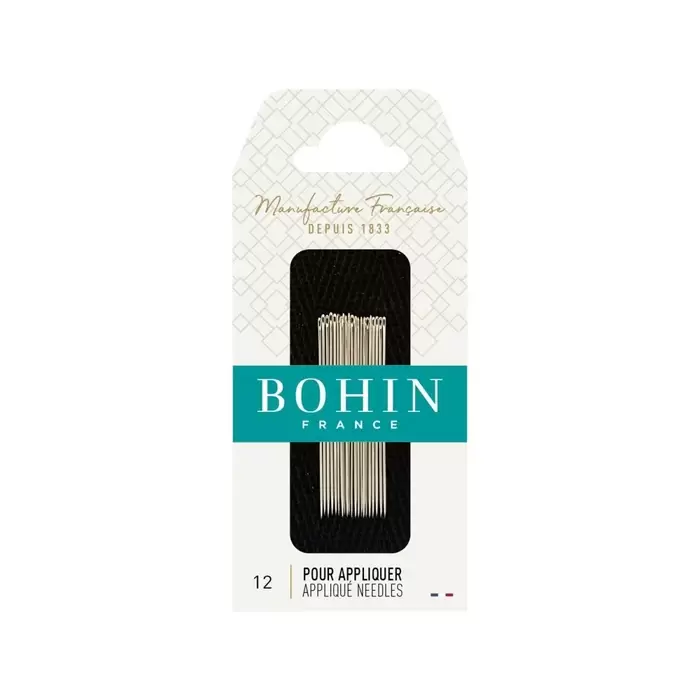 Aiguilles a coudre a appliquer n12 a1 2f bohin 00228