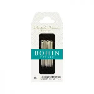 Aiguilles a coudre demi longues n10 a1 2f bohin 00322