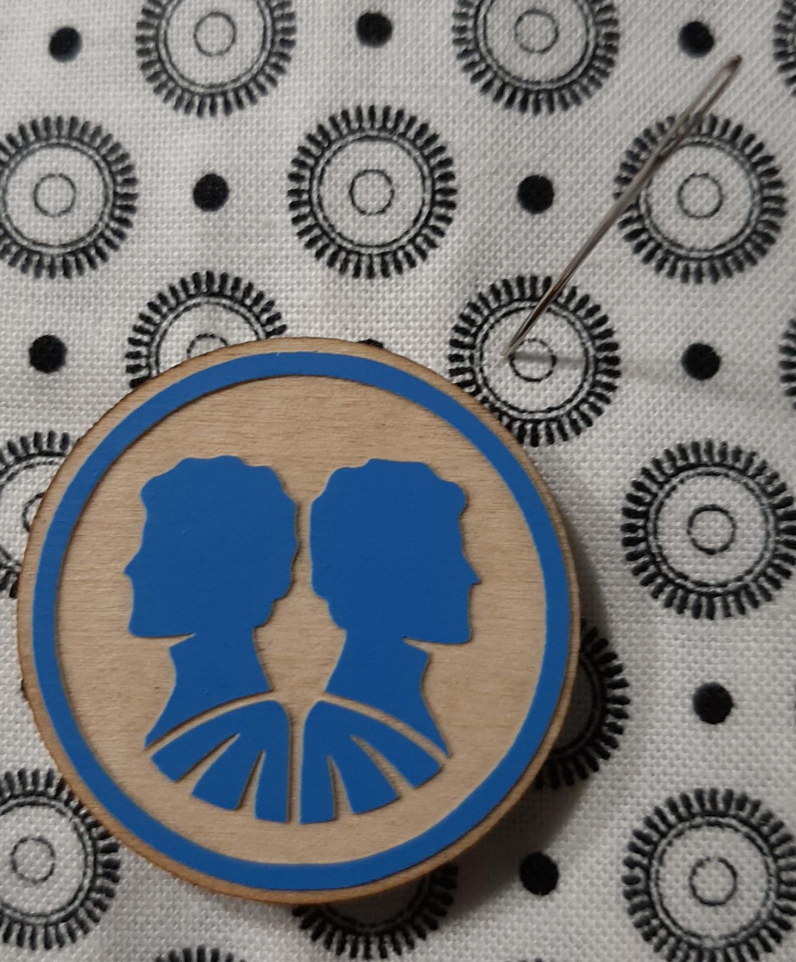 Aimant porte aiguille gemeaux