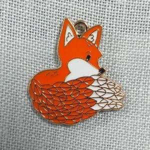 Aimant porte aiguilles renard en metal 1