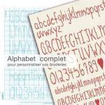 Alphabet complet cl010 lilipoints fiche broderie