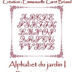 Alphabet du Jardin I JAJ01 Alice and Co