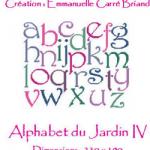 Alphabet du Jardin IV JAJ04 Alice and Co