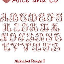 Alphabet Rouge I ARO01 Alice and Co