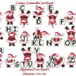 Alphabet Père Noël NAL01 Alice and Co