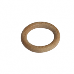 Anneau en Hêtre Naturel Diamètre  5,5 cm
