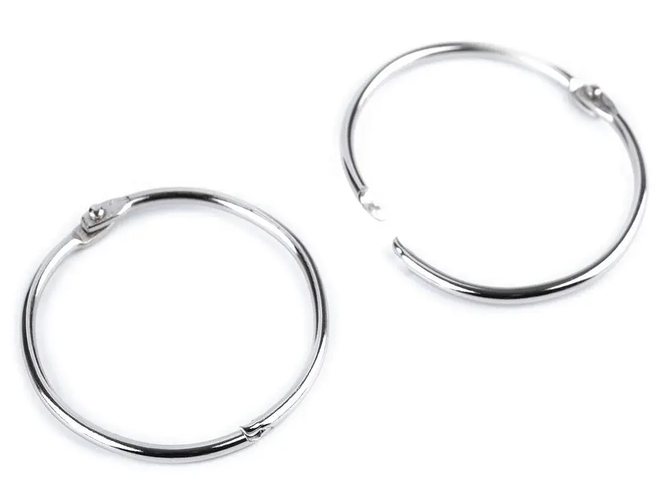 Anneaux en metal o 52 mm pour fils a broder 1