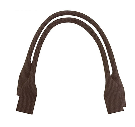 Anses de sac en sangle coton marron