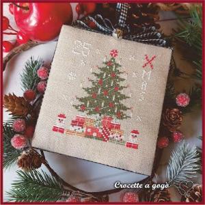 Artwork 10 albero di natale fiche de broderie crocette a gogo